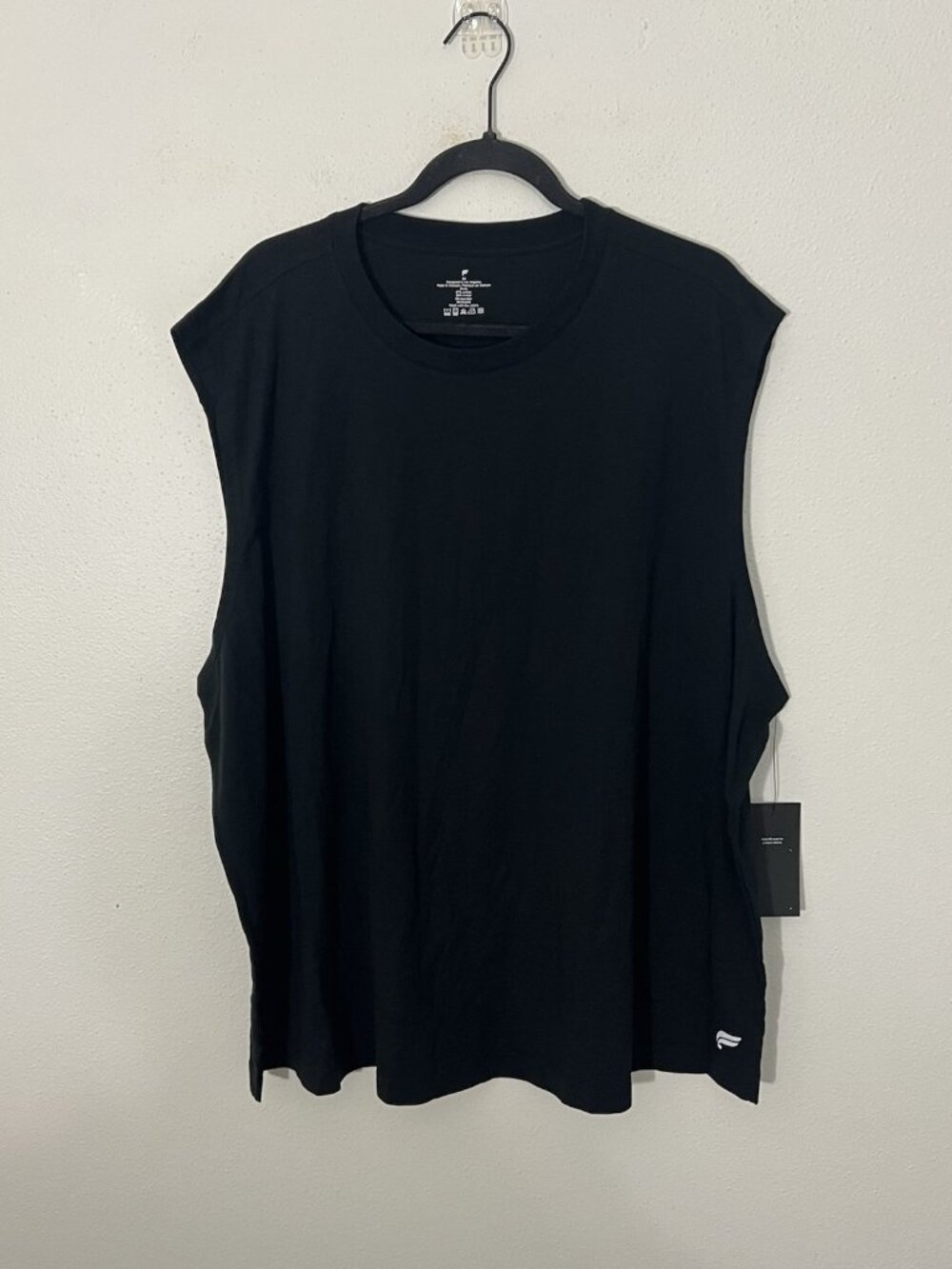 NWT Fabletics Men’s Black Tank Size 3XL